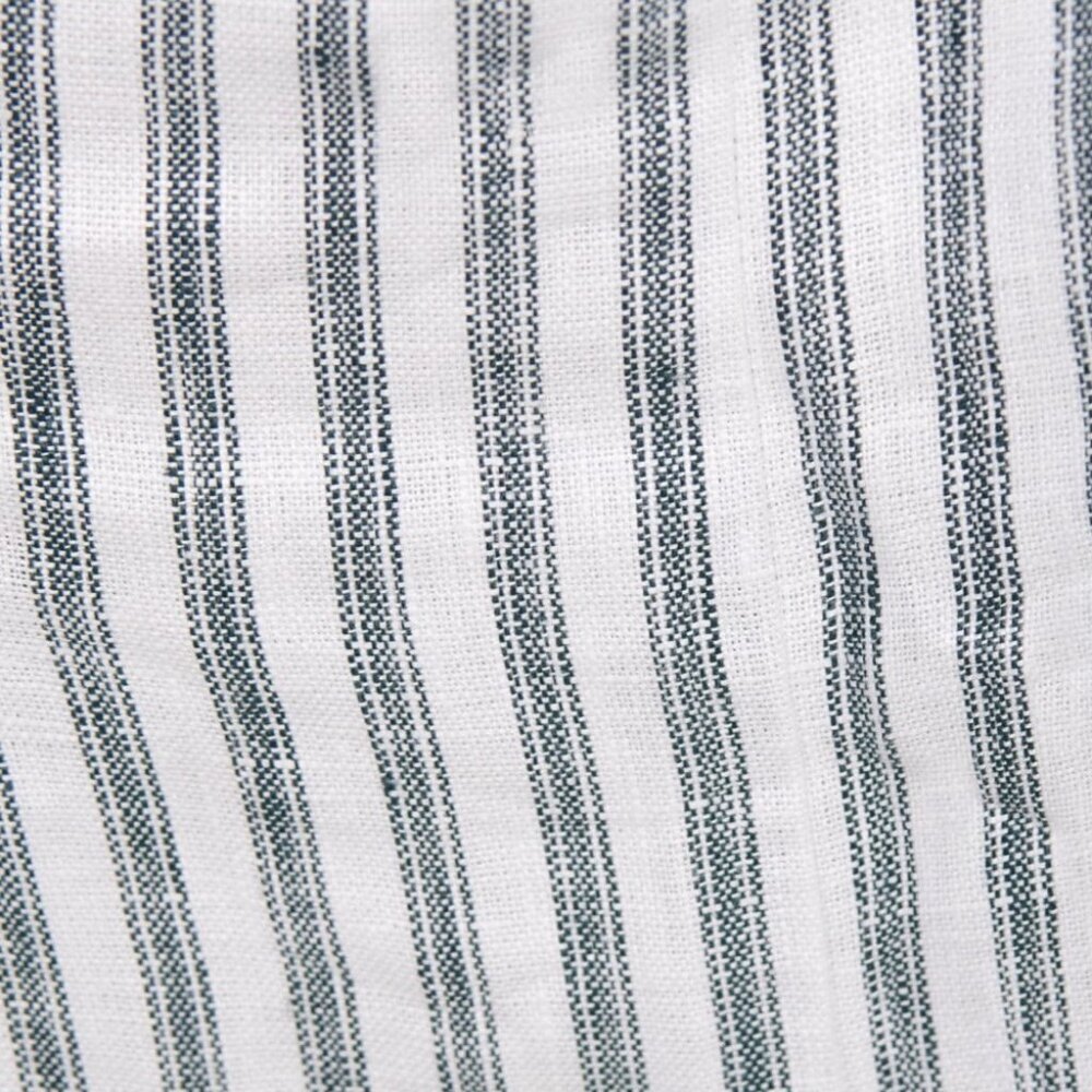 NEW Reformation Phillipa Linen Mini Dress in Antibes Stripe Blue White | size 4 - Picture 4 of 12